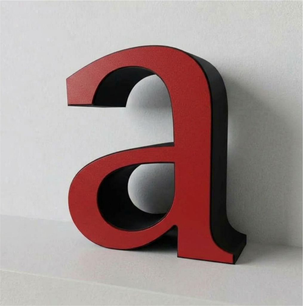 Aluminyum kutu harf